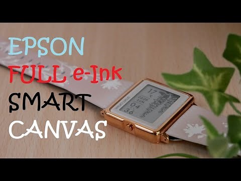 Epson e-Ink Smart Canvas Watch Review