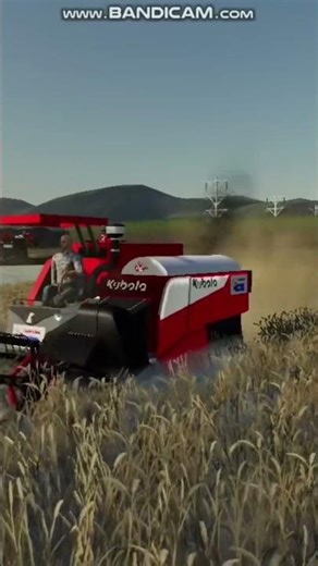 KUBOTA - DC93 Thu hoặc lúa 🌾 #fs19 #automobile #fs19mod #farming #gaming #farmingsimulator22
