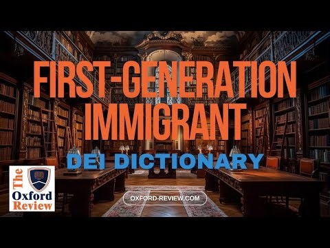 First Generation Immigrant