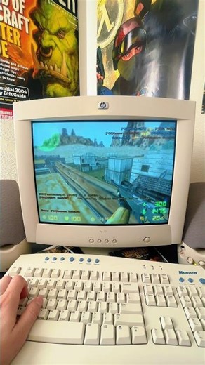 Westwood - old school CS gameplay on the retro PC setup #counterstrike #cs #cs2 #gaming #gamer