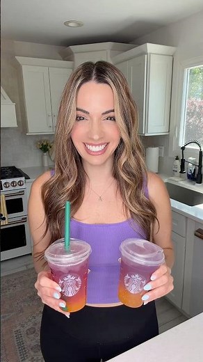 MAKE YOUR OWN STARBUCKS TROPICAL BUTTERFLY LEMONADE REFRESHER 🧡💜🦋