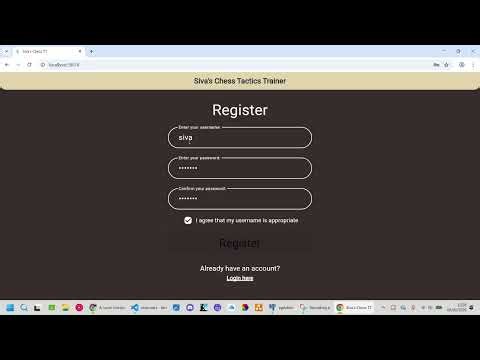 A-Level Computer Science Coursework: Siva's Chess Tactics Trainer