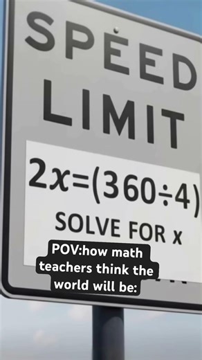 How math teachers think the world would be like in 2050 😭🎯￼