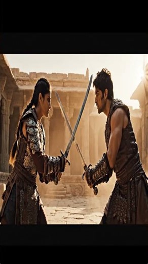 Epic Sword Fight: Girl Gives Boy a Tough Challenge.