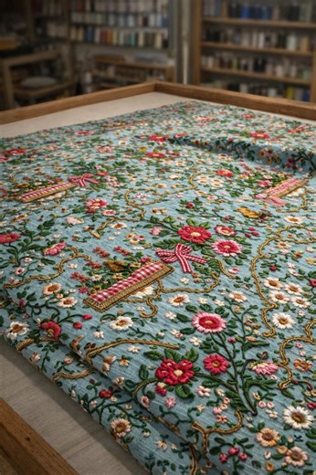 Floral Bird Upholstery Fabric, Vintage Flower Pattern Textile, Decorative Curtain Tablecloth Craft Fabric, Durable Printed Home Decor Fabric - Etsy