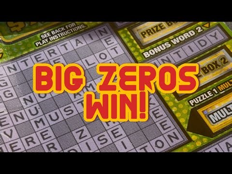 Big Zeros ‼️ #california #lottery #scratchers #scratchofftickets #win #boom