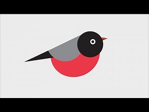 How to Make a Bird in Illustrator || Illustrator cc Tutorial