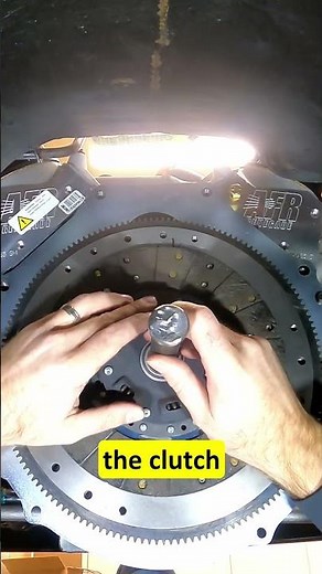 Clutch Install on Ford Engine
