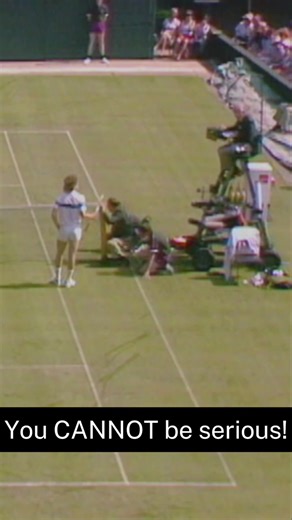 "You CANNOT be serious!" 🤬 Watch as John McEnroe loses his cool at the umpire at the 1981 Wimbledon in one of the sport's most iconic moments 🎾🫢 | SBS Sport