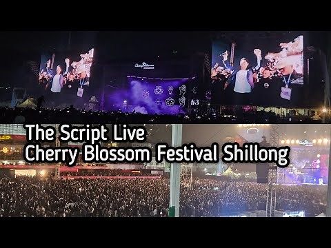 The Script Live Concert Cherry Blossom Festival Shillong 2025