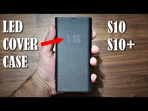 Samsung Galaxy S10 Plus Official LED Cover Case - Full Review