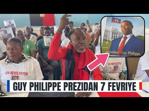 Pwoblèm pirèd! GUY PHILIPPE pral enstale kòm Prezidan 7 Fev nan Palè Nasyonal, daprè Patizan li yo