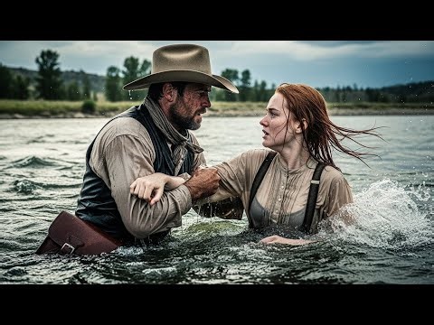 The River Was Rising Fast Around Her And A Cowboy Swam Against The Current To Reach Her