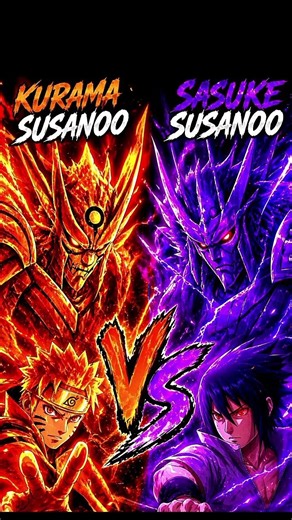 Kurama Susanoo vs Sasuke Susanoo 😈 Who Is The REAL GOD? (Epic Battle)