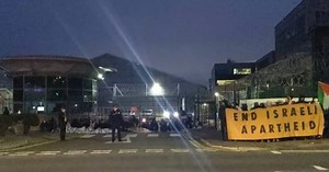 Edinburgh defence factory entrance 'blocked by sit-in Pro-Palestinian protest'