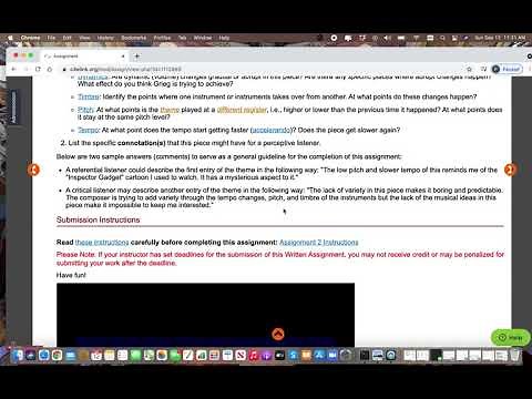 Standard Assignment #2 Help Video