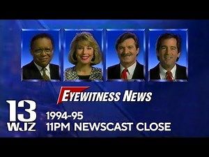 WJZ-TV Baltimore | Eyewitness News at Eleven Close | 1994-1995 | WJZ 13