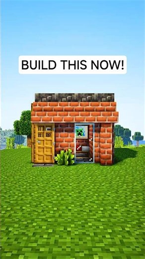 Build This EASY Minecraft Starter House! #minecraft