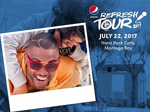 15 reactions · 3 comments | Did you miss the last #PepsiRefreshTour stop? Don't worry, we'll be visiting Hard Rock Cafe Montego Bay this Saturday. Here's to making every moment a #PepsiMoment #LiveForNow | Pepsi | Facebook