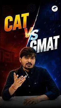 🤯CAT VS GMAT? Choose the Right MBA Exam Before It's Too Late #mba