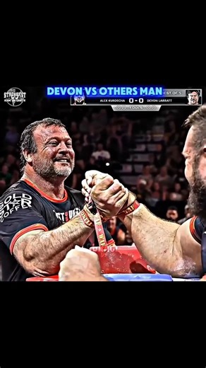 DAVEN LARRATT VS LEVAN ARMS WRESTLING WITH HARD #youtube #armwrestling #trending #wwe #shorts