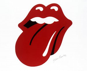 The Rolling Stones tongue and lips logo · V&A