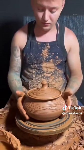 Pottery-Making Process: Shaping Clay with Skill