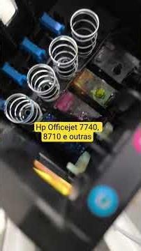 Hp Officejet 8710, 7740 e outras, cabeçote estourado, falha na impressão, como solucionar, Veja