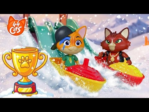 44 Cats Winter Games! ❄️ Waiting for the 2026 Winter Olympics 🎿 Toy Play
