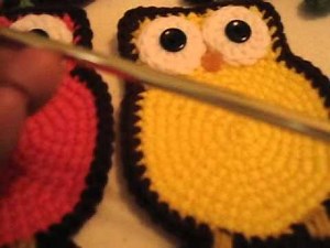 Crocheted Owl Coasters!