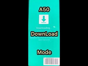Samsung Galaxy A50 Download Mode || How to Enter Download Mode A50