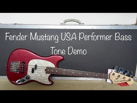 Fender USA Performer Mustang Bass | Tone Demo