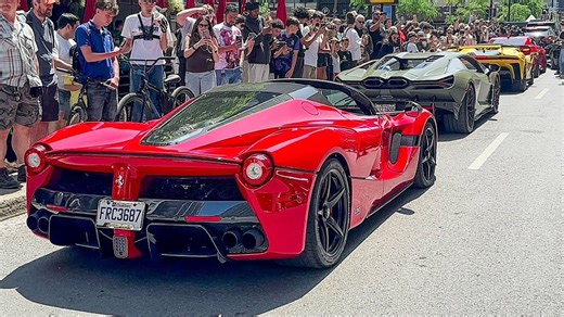 Luxury car collection turns heads at Grand Prix weekend