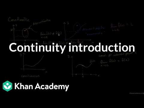 Continuity introduction | Grade 12 | Math | NCERT | Khan Academy (IN accent)