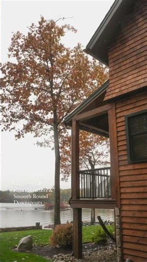 ✨Designer Copper Half Round Gutters