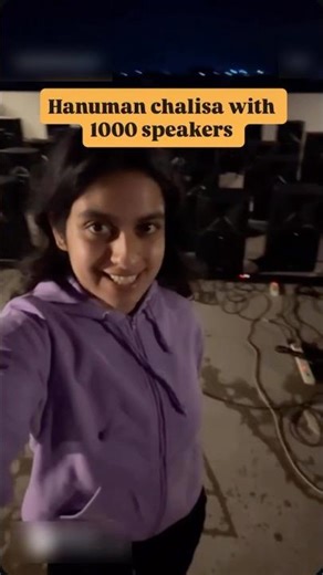 Playing hanuman chalisa at 3:40am with 1000 speakers