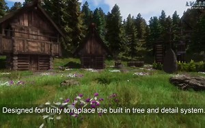 Unity-3D植被布局和渲染地形插件Vegetation Studio