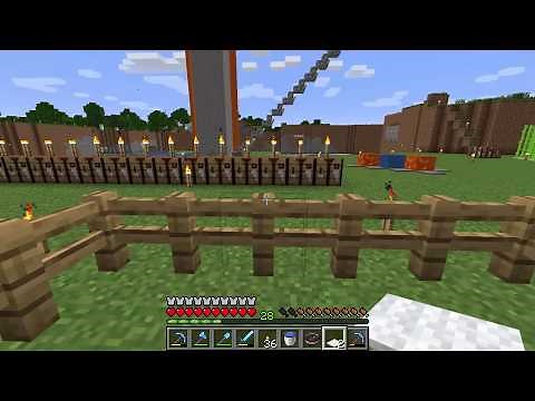 How to jump over Fences easily - Minecraft