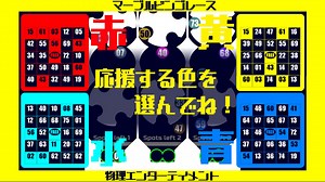 【物理演算】マーブルビンゴレース【Algodoo】