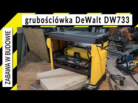 Grubościówka DeWalt DW733 - prezentacja, demonstracja pracy