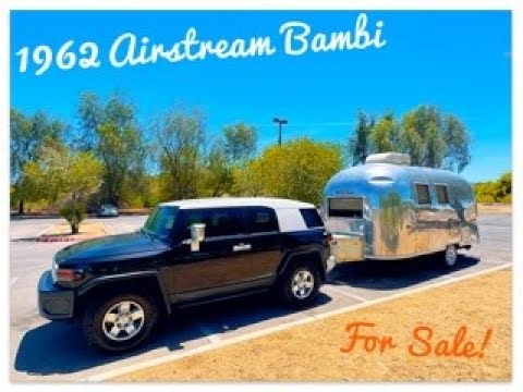1962 19ft Airstream Globetrotter/Bambi travel trailer -$45,000