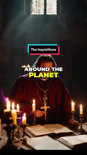 The Dark History of the Catholic Inquisition…How did the Catholic Church gain such control? By eradicating ancient knowledge and imposing their will on civilizations. During the Papal Inquisitions, the Catholic Church undertook a brutal campaign to convert people to Christianity. This period saw the torture and murder of an estimated 80 million individuals, all to enforce religious conformity. Join us as we delve into this dark chapter of history and uncover the motives behind such atrocities. #