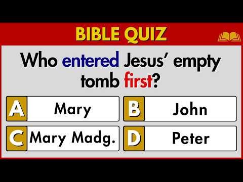 🏆 Ultimate New Testament Bible Quiz | Can You Ace These Hard Gospel Questions? ✨ #biblequiz