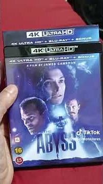 Blu-ray 4k The Abyss, O Segredo do Abismo. Filmão remasterizado e relançado pelo James Cameron.