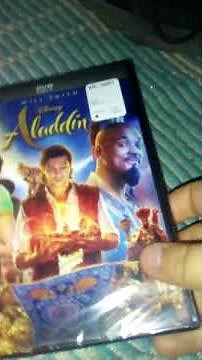 Aladdin 2019 DVD Unboxing