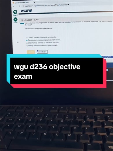 wgu d236 objective exam Message me for access and help for actual questions #wgucommunity #studytok #collegehacks #collegelife #proctorexam