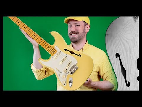 how to make a semi hollow stratocaster body