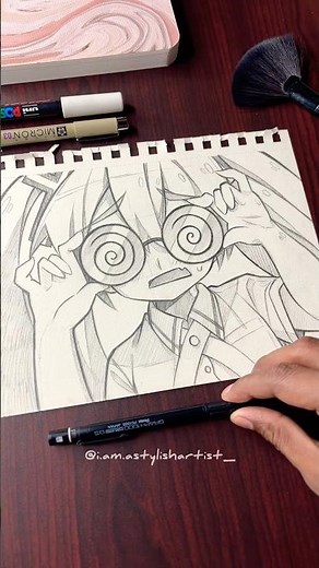 How to Draw Hatsune Miku a rotten girl ✏️✨ #howtodraw #hatsunemiku #creativeart