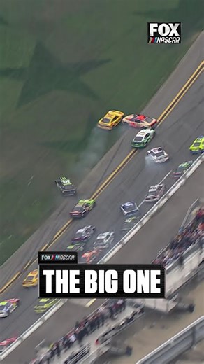 This was the BIGGEST wreck at Daytona 500 so far 🤯 #Daytona500 #Nascar