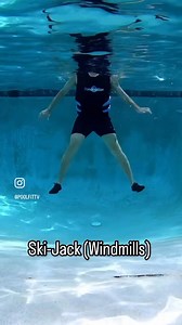 Try these deep water hip mobility exercises in your classes or personal workouts. Be good to hips! You’re going to need them for a long time. | PoolFit